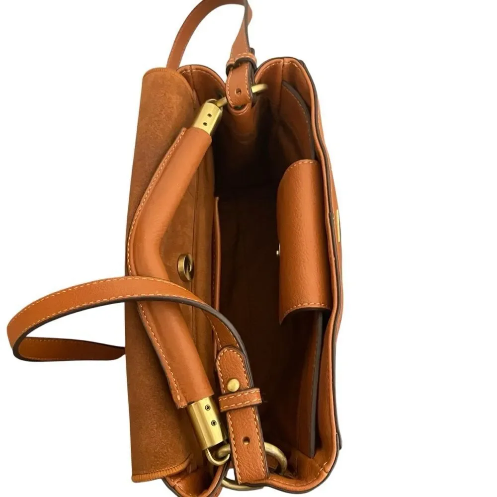 Sam Edelman Leather Leaf Boho Shoulder Bag‎ - Picture 6 of 6